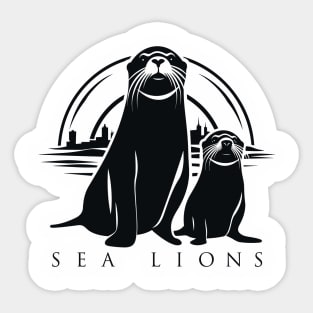 Sea Lions Sticker